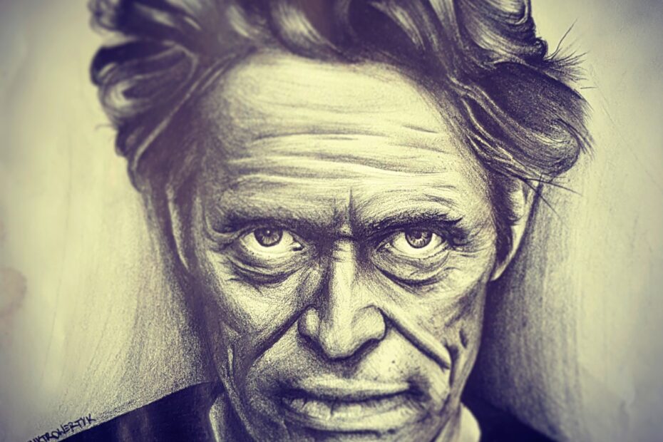 InkTrowertyk- tatuaż Garwolin - Willem Defoe jak żywy - Ołówek. Back to old school.